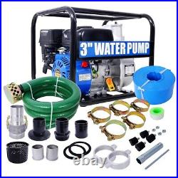 Semi Full Trash Water Pump 3 inch 209cc 7HP 4 stroke OHV ENGINE Gas Powered