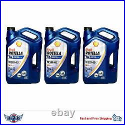 Shell ROTELLA T6 5W-40 Full Synthetic Diesel Engine Oil 550045347