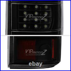 Smoked Lens Black FULL LED Tail Light For 99-02 Chevy Silverado GMC Sierra 1500