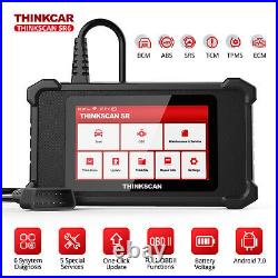 THINKCAR ThinkScan SR6 OBD2 Scanner Code Reader ABS SRS ECM TCM BCM TPMS System