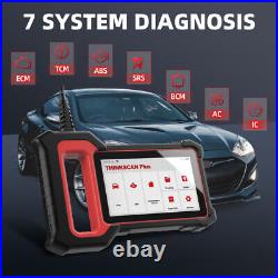 THINKSCAN Plus S7 OBD2 Scanner Diagnostic Tool Engine ABS SRS TPMS EPB SAS DPF