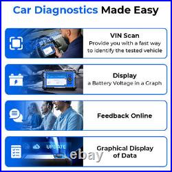 TOPDON AD600 Car Diagnostic Tool OBD2 Scanner ABS SRS EPB SAS TPMS Code Reader