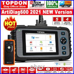 TOPDON AD600 Full OBD2 Diagnostic Scanner Tool Check Engine ABS SRS Code Reader