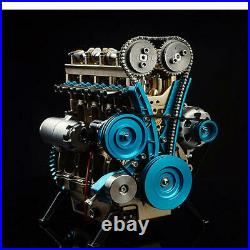 Teching V4 DM13 Four-Cylinder Stirling Engine Full Aluminum Alloy Model Collecti