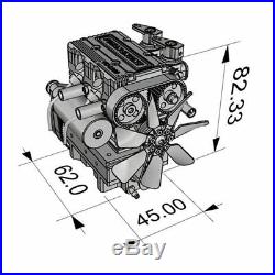 Toyan FS-L200 Twin-Cylinder 4-Stroke Methanol Engine Full Metal Micro RC Engine
