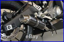 Yamaha YZF-R125 14-16 SP Engineering Carbon Stubby Big Bore Exhaust Full System