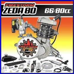 ZEDA80 Firestorm 2STROKE 80cc High-Performance Motorized Bicycle Full Engine Kit