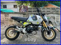 ZoOM Exhaust Honda GROM 125 2022 Full System The Brute Low Mount stock engine